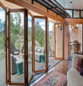About Wood & Tempered Glass Bifold Doors