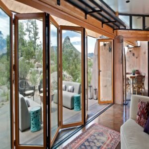 About Wood & Tempered Glass Bifold Doors