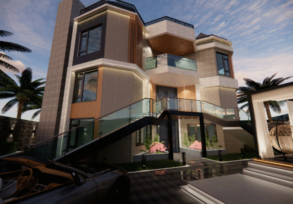 Villa project sourced across all building material categories