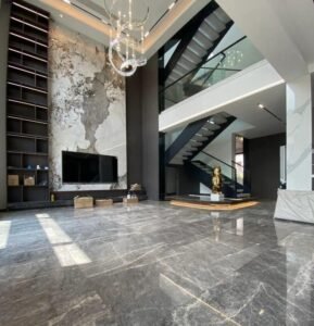 Dark Gray Marble Floors