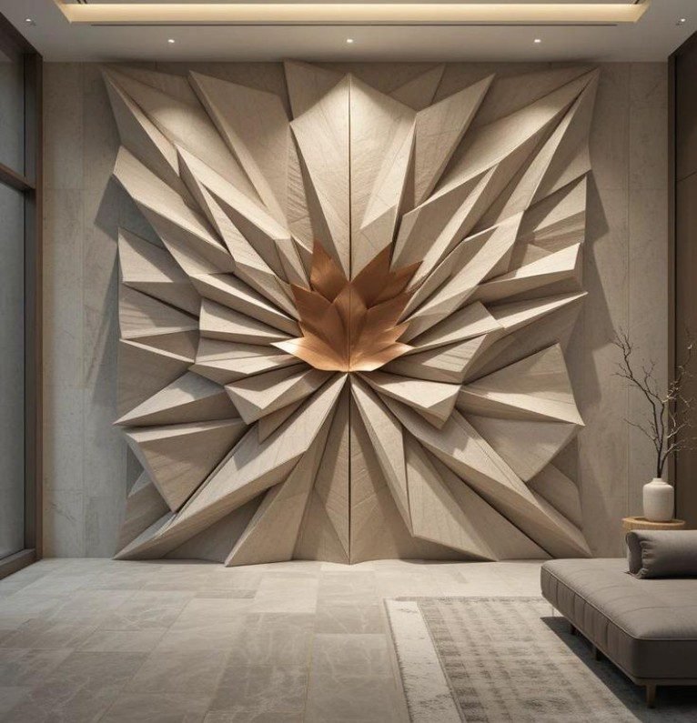 Geometric 3D Wall Panels