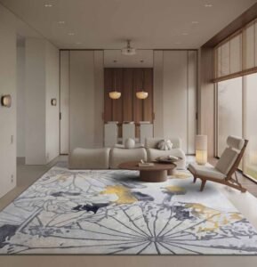 Floral Line Axminster Carpet