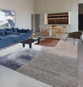 Textured Patchwork Axminster Carpet