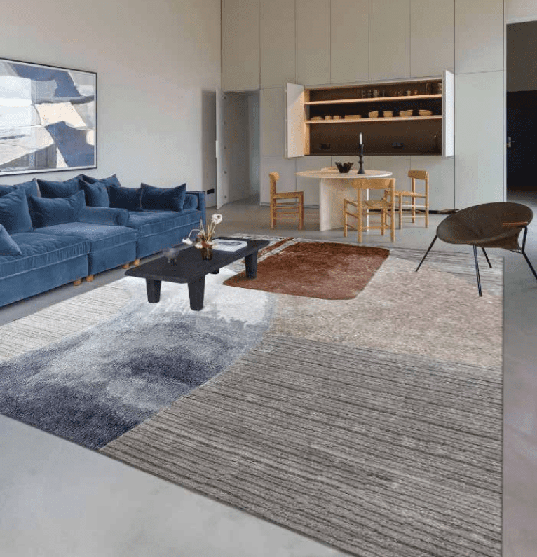 Textured Patchwork Axminster Carpet