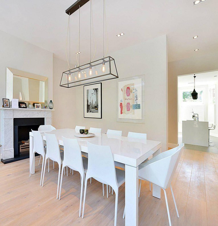 White Modern Minimalist Dining Chairs feature sleek design, clean lines, add chic charm to contemporary dining spaces with their minimalist style.