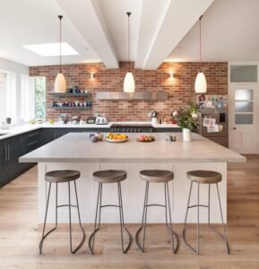 Red Faux Brick Wall Panels