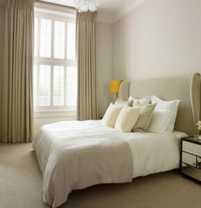 Beige Classic Linen Curtains