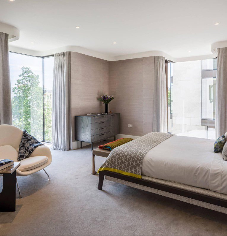 Light Grey Minimalist Linen Curtains