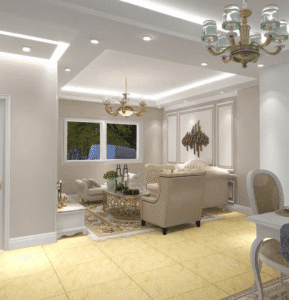 Classic Rustic Living Room Tiles