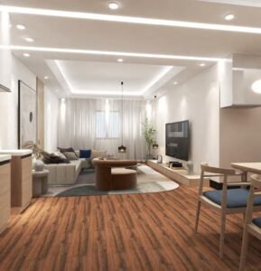 Rich Brown Wood Look Tile