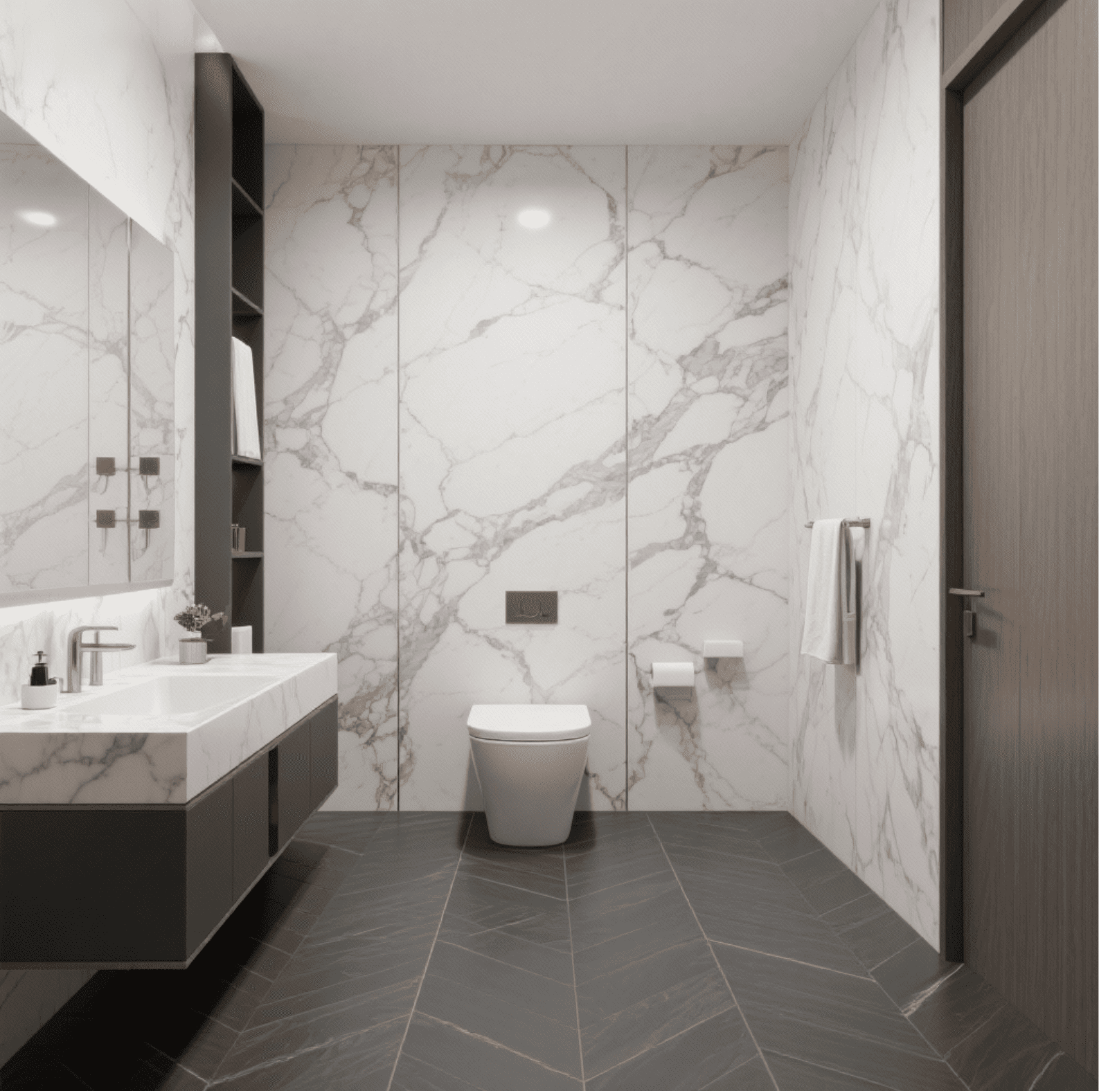 Artificial marble bathroom display images