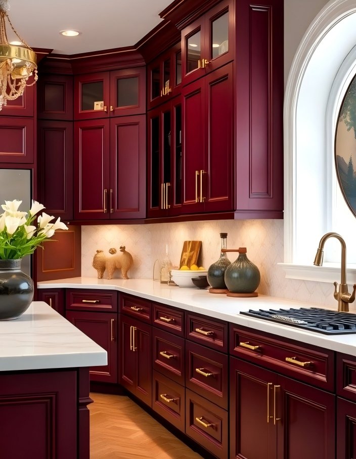 yolodeco custom cherry wood cabinet