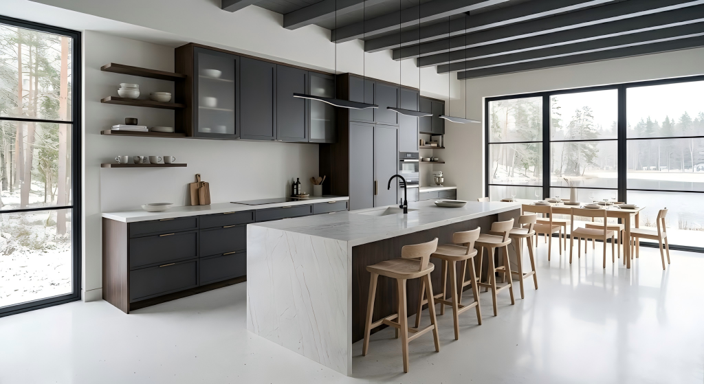 slim shaker cabinets