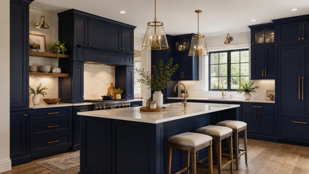 Navy Blue Kitchen Cabinets2