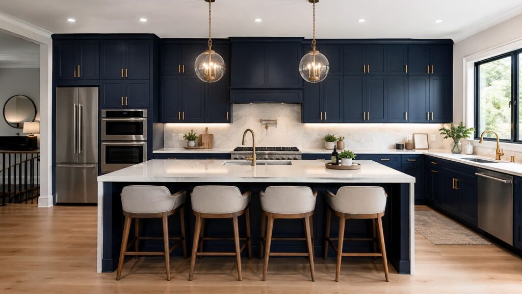 Navy Blue Kitchen Cabinets4