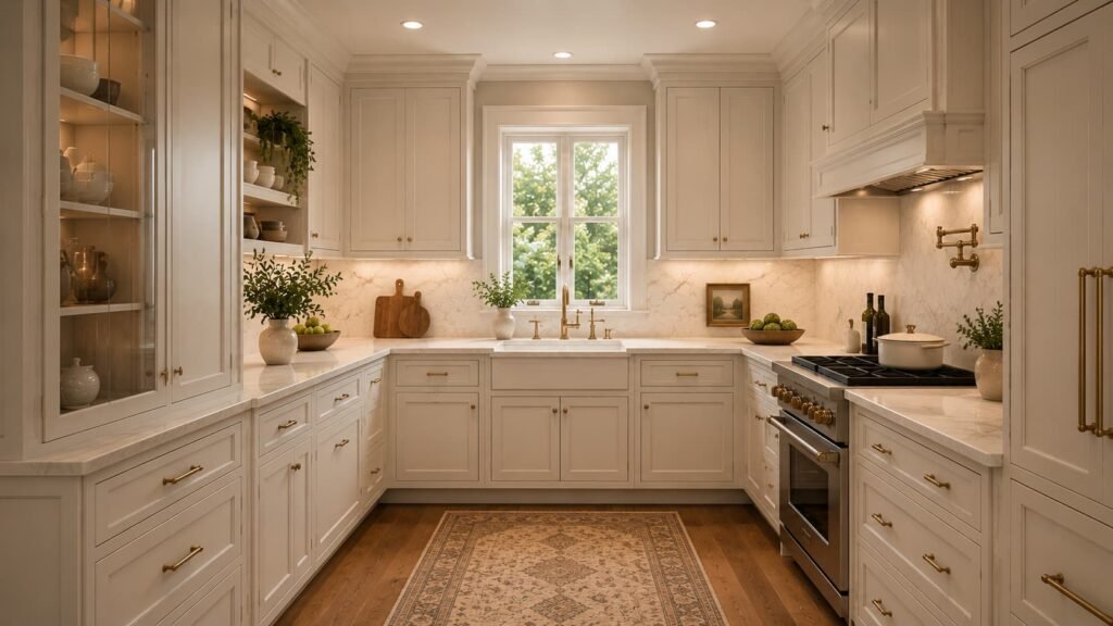 beaded inset cabinets