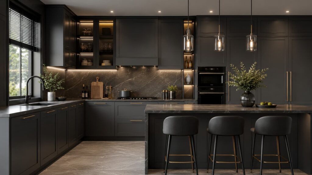dark-grey-kitchen-cabinets