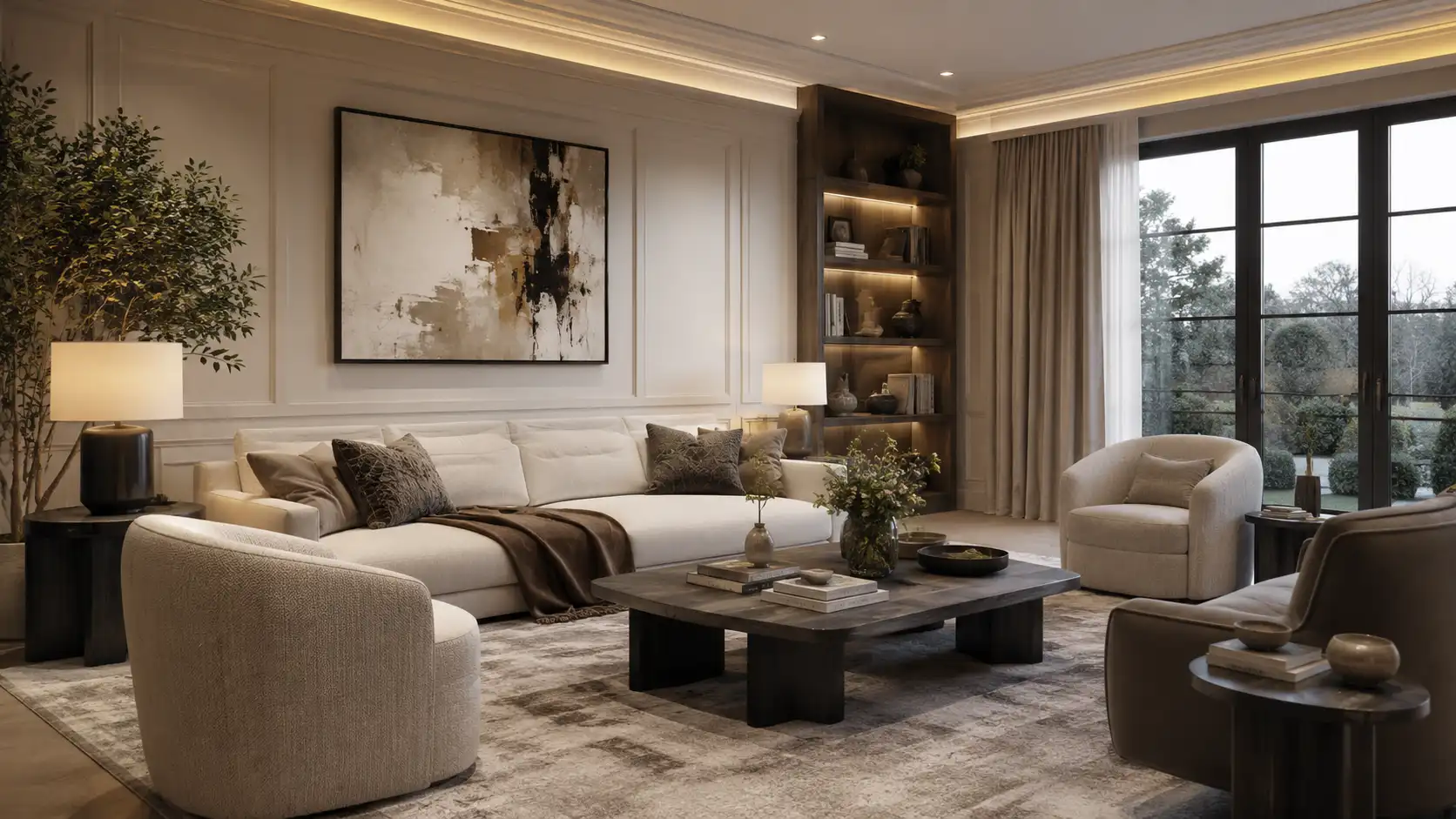 Furniture for living rooms and lounges