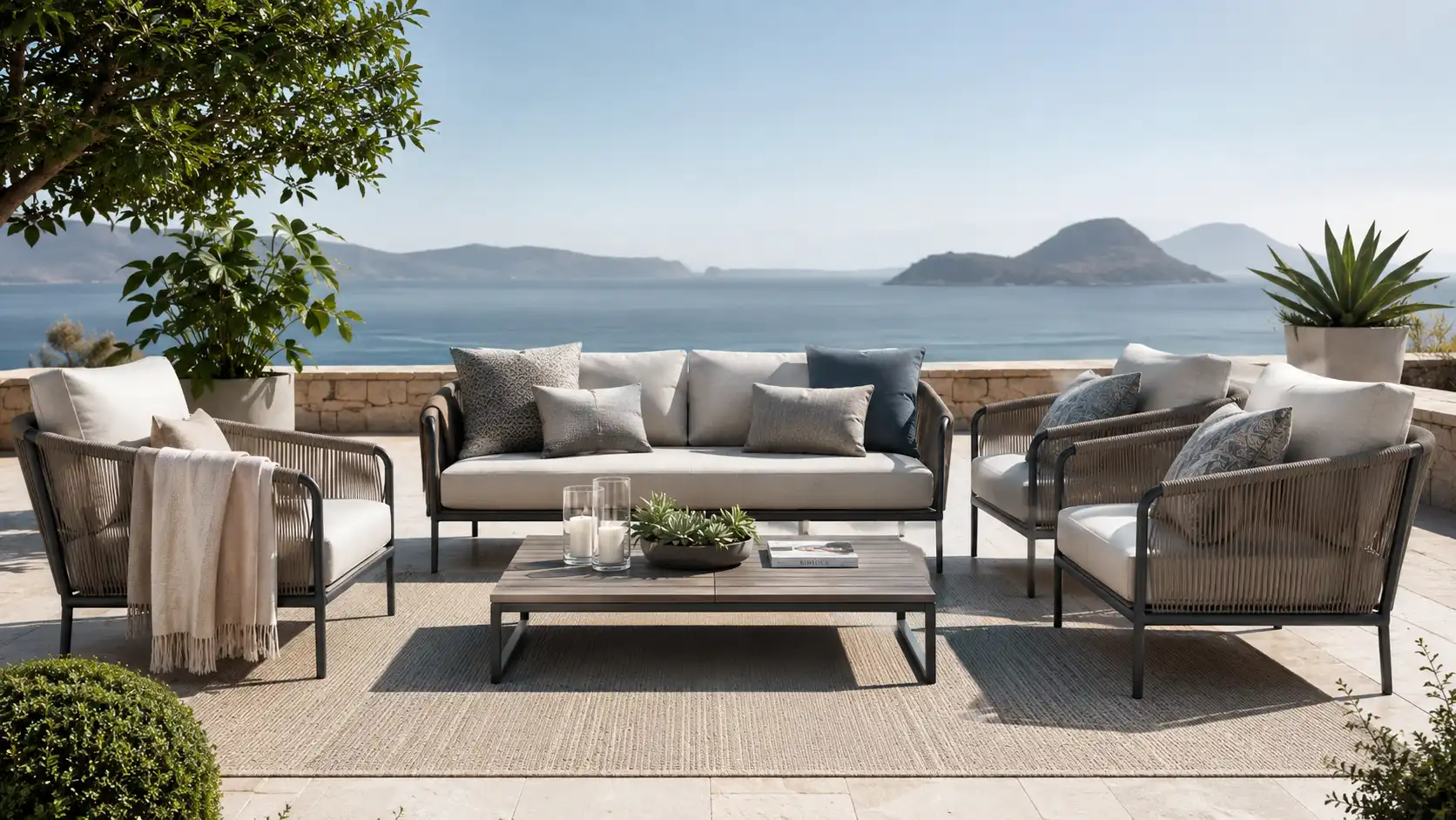 Furniture for outdoor and terrace use