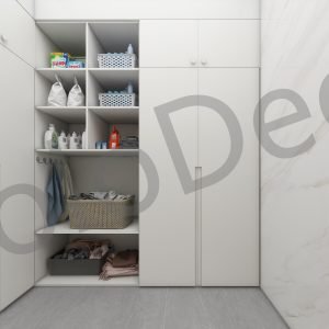 Custom Laundry Room Storage Cabinets