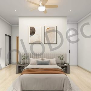 Custom fitted furniture creates a unified look.